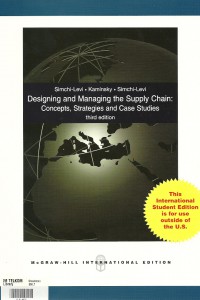 Repository - Designing and Managing The Supply Chain: Concepts, Strategies,  and Case Studies -3/E.