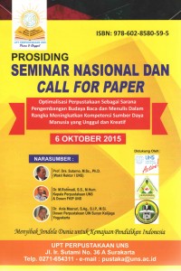 Open Library - Prosiding Seminar Nasional Dan Call For Paper ...