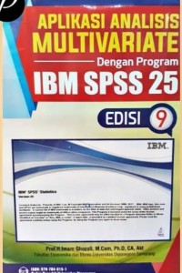 Open Library Aplikasi Analisis Multivariate Dengan Program Ibm Spss 25