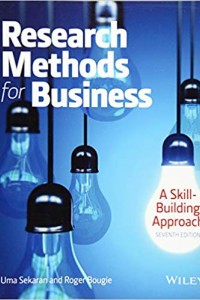 research methods for business a skill building approach 7th edition